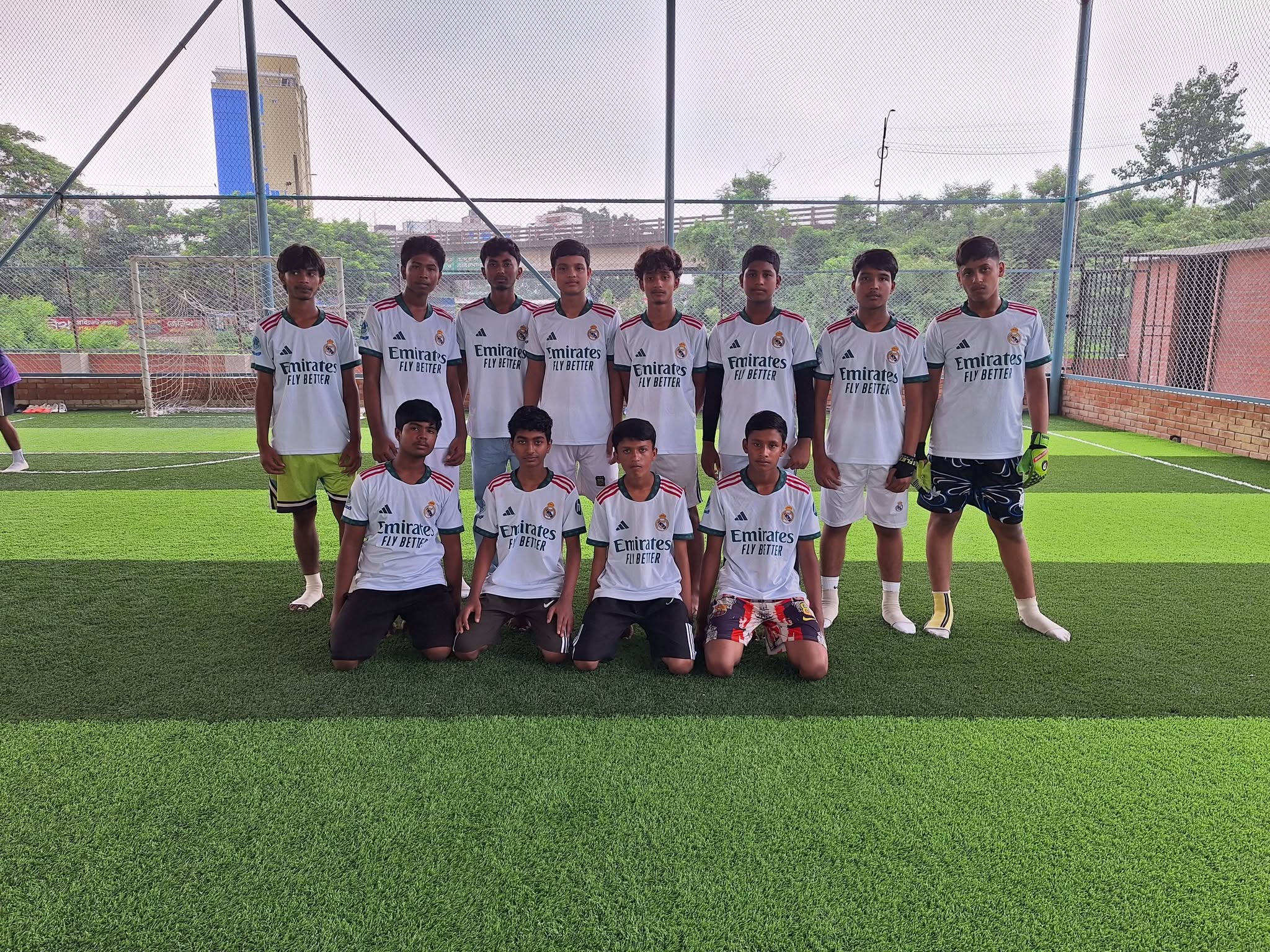 Students Playing Soccer